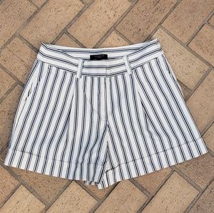 Ann Taylor High waist pin stripe shorts
